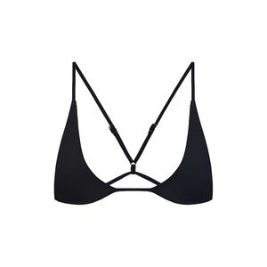Tropic of c universo bralette in black eco compression